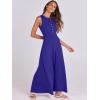 image:imageANRABESS Women Summer Casual Sleeveless Maxi Sundress Button Fit amp Flare ALine Flowy Long Dresses 2026 Beach OutfitsRoyal Blue