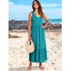 image:imageANRABESS Women Summer Maxi Dresses Aline Tiered Flowy V Neck Sleeveless Swing 2026 Casual Beach Travel Sundress with PocketsLake