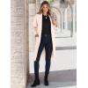 image:imageANRABESS Womens Cardigan Sweater 2025 Fall Outfits Knitted Lapel Long Coats CoatigansApricot