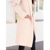 image:imageANRABESS Womens Cardigan Sweater 2025 Fall Outfits Knitted Lapel Long Coats CoatigansApricot