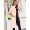 image:imageANRABESS Womens Cardigan Sweater 2025 Fall Outfits Knitted Lapel Long Coats CoatigansApricot