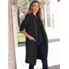 image:imageANRABESS Womens Cardigan Sweater 2025 Fall Outfits Knitted Lapel Long Coats CoatigansBlack