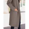 image:imageANRABESS Womens Cardigan Sweater 2025 Fall Outfits Knitted Lapel Long Coats CoatigansGray