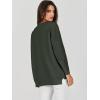 image:imageANRABESS Womens Oversized Batwing Long Sleeve Ribbed Knit Sweaters 2025 Fall OutfitsArmy Green