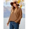 image:imageANRABESS Womens Oversized Batwing Long Sleeve Ribbed Knit Sweaters 2025 Fall OutfitsCamel