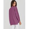 image:imageANRABESS Womens Oversized Batwing Long Sleeve Ribbed Knit Sweaters 2025 Fall OutfitsDeep Purple