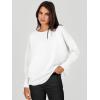 image:imageANRABESS Womens Oversized Batwing Long Sleeve Ribbed Knit Sweaters 2025 Fall OutfitsWhite
