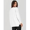 image:imageANRABESS Womens Oversized Batwing Long Sleeve Ribbed Knit Sweaters 2025 Fall OutfitsWhite