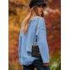 image:imageANRABESS Womens Oversized Casual Loose Slouchy Scoop V Neck Batwing Long Sleeve Knit 2025 Fall Pullover SweatersBlue