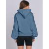 image:imageANRABESS Womens Oversized Hoodies Lantern sleeve Fleece Sweatshirts 2025 Fall Winter Loose Pullover Preppy ClothesDeep Blue