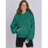 image:imageANRABESS Womens Oversized Hoodies Lantern sleeve Fleece Sweatshirts 2025 Fall Winter Loose Pullover Preppy ClothesGreen