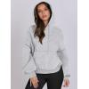 image:imageANRABESS Womens Oversized Hoodies Lantern sleeve Fleece Sweatshirts 2025 Fall Winter Loose Pullover Preppy ClothesGrey