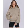 image:imageANRABESS Womens Oversized Hoodies Lantern sleeve Fleece Sweatshirts 2025 Fall Winter Loose Pullover Preppy ClothesKhaki