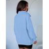 image:imageANRABESS Womens Oversized Sweatshirt Long Sleeve Henley Pullover Tops 2026 Spring Casual Button Loose Fit Teens OutfitsBright Blue