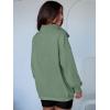 image:imageANRABESS Womens Oversized Sweatshirt Long Sleeve Henley Pullover Tops 2026 Spring Casual Button Loose Fit Teens OutfitsGreen