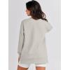 image:imageANRABESS Womens Oversized Sweatshirts Crewneck Long Sleeve Tunic Pullover Shirts Side Zipper Hoodies 2026 Spring ClothesGrey Apricot