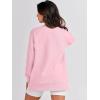 image:imageANRABESS Womens Oversized Sweatshirts Crewneck Long Sleeve Tunic Pullover Shirts Side Zipper Hoodies 2026 Spring ClothesPink