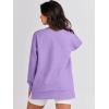 image:imageANRABESS Womens Oversized Sweatshirts Crewneck Long Sleeve Tunic Pullover Shirts Side Zipper Hoodies 2026 Spring ClothesPurple