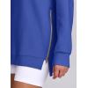 image:imageANRABESS Womens Oversized Sweatshirts Crewneck Long Sleeve Tunic Pullover Shirts Side Zipper Hoodies 2026 Spring ClothesRoyal Blue