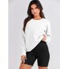 image:imageANRABESS Womens Oversized Sweatshirts Crewneck Long Sleeve Tunic Pullover Shirts Side Zipper Hoodies 2026 Spring ClothesWhite