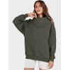 image:imageANRABESS Womens Oversized Sweatshirts Turtleneck Pullover Long Sleeve Hoodies Tops 2025 Fall Fashion Preppy OutfitsArmygreen