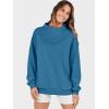 image:imageANRABESS Womens Oversized Sweatshirts Turtleneck Pullover Long Sleeve Hoodies Tops 2025 Fall Fashion Preppy OutfitsBlue