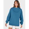 image:imageANRABESS Womens Oversized Sweatshirts Turtleneck Pullover Long Sleeve Hoodies Tops 2025 Fall Fashion Preppy OutfitsBlue