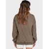 image:imageANRABESS Womens Oversized Sweatshirts Turtleneck Pullover Long Sleeve Hoodies Tops 2025 Fall Fashion Preppy OutfitsBrown
