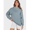 image:imageANRABESS Womens Oversized Sweatshirts Turtleneck Pullover Long Sleeve Hoodies Tops 2025 Fall Fashion Preppy OutfitsDeep Blue