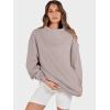 image:imageANRABESS Womens Oversized Sweatshirts Turtleneck Pullover Long Sleeve Hoodies Tops 2025 Fall Fashion Preppy OutfitsKhaki