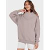 image:imageANRABESS Womens Oversized Sweatshirts Turtleneck Pullover Long Sleeve Hoodies Tops 2025 Fall Fashion Preppy OutfitsKhaki
