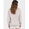 image:imageANRABESS Womens Oversized Sweatshirts Turtleneck Pullover Long Sleeve Hoodies Tops 2025 Fall Fashion Preppy OutfitsLight Grey