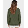 image:imageANRABESS Womens Oversized Sweatshirts Turtleneck Pullover Long Sleeve Hoodies Tops 2025 Fall Fashion Preppy OutfitsOlive