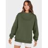 image:imageANRABESS Womens Oversized Sweatshirts Turtleneck Pullover Long Sleeve Hoodies Tops 2025 Fall Fashion Preppy OutfitsOlive
