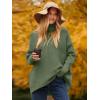 image:imageANRABESS Womens Oversized Turtleneck Batwing Long Sleeve Casual Cozy Baggy Knit Pullover Tunic Sweater 2025 Fall OutfitsCeladon