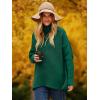 image:imageANRABESS Womens Oversized Turtleneck Batwing Long Sleeve Casual Cozy Baggy Knit Pullover Tunic Sweater 2025 Fall OutfitsGreen