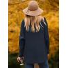 image:imageANRABESS Womens Oversized Turtleneck Batwing Long Sleeve Casual Cozy Baggy Knit Pullover Tunic Sweater 2025 Fall OutfitsNavy Blue
