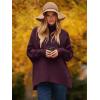 image:imageANRABESS Womens Oversized Turtleneck Batwing Long Sleeve Casual Cozy Baggy Knit Pullover Tunic Sweater 2025 Fall OutfitsPurple