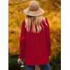 image:imageANRABESS Womens Oversized Turtleneck Batwing Long Sleeve Casual Cozy Baggy Knit Pullover Tunic Sweater 2025 Fall OutfitsRed