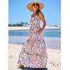 image:imageANRABESS Womens Summer Casual Long Maxi Beach Vacation Dresses Sleeveless Square Neck Flowy Tiered Sun Dress with PocketsCrayon Multicolored Floral