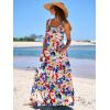 image:imageANRABESS Womens Summer Casual Long Maxi Beach Vacation Dresses Sleeveless Square Neck Flowy Tiered Sun Dress with PocketsTie Dye