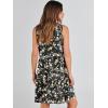 image:imageANRABESS Womens Summer Casual Tank Dress Sleeveless V Neck T Shirt Sundress Flowy Tiered Swing Mini Beach Vacation DressesBlack Floral