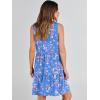 image:imageANRABESS Womens Summer Casual Tank Dress Sleeveless V Neck T Shirt Sundress Flowy Tiered Swing Mini Beach Vacation DressesBlue Floral