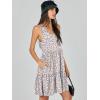 image:imageANRABESS Womens Summer Casual Tank Dress Sleeveless V Neck T Shirt Sundress Flowy Tiered Swing Mini Beach Vacation DressesBlue Purple Floral