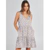 image:imageANRABESS Womens Summer Casual Tank Dress Sleeveless V Neck T Shirt Sundress Flowy Tiered Swing Mini Beach Vacation DressesBlue Purple Floral