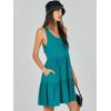 image:imageANRABESS Womens Summer Casual Tank Dress Sleeveless V Neck T Shirt Sundress Flowy Tiered Swing Mini Beach Vacation DressesLake