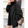 image:imageANRABESS Womens Sweatshirt Sherpa Fuzzy Fleece Zip Up Hoodies Cozy Pullover Soft Sweaters Tops 2025 Fall Trendy ClothesBlack