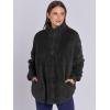 image:imageANRABESS Womens Sweatshirt Sherpa Fuzzy Fleece Zip Up Hoodies Cozy Pullover Soft Sweaters Tops 2025 Fall Trendy ClothesBlack