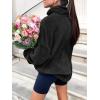image:imageANRABESS Womens Sweatshirt Sherpa Fuzzy Fleece Zip Up Hoodies Cozy Pullover Soft Sweaters Tops 2025 Fall Trendy ClothesBlack