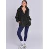 image:imageANRABESS Womens Sweatshirt Sherpa Fuzzy Fleece Zip Up Hoodies Cozy Pullover Soft Sweaters Tops 2025 Fall Trendy ClothesBlack